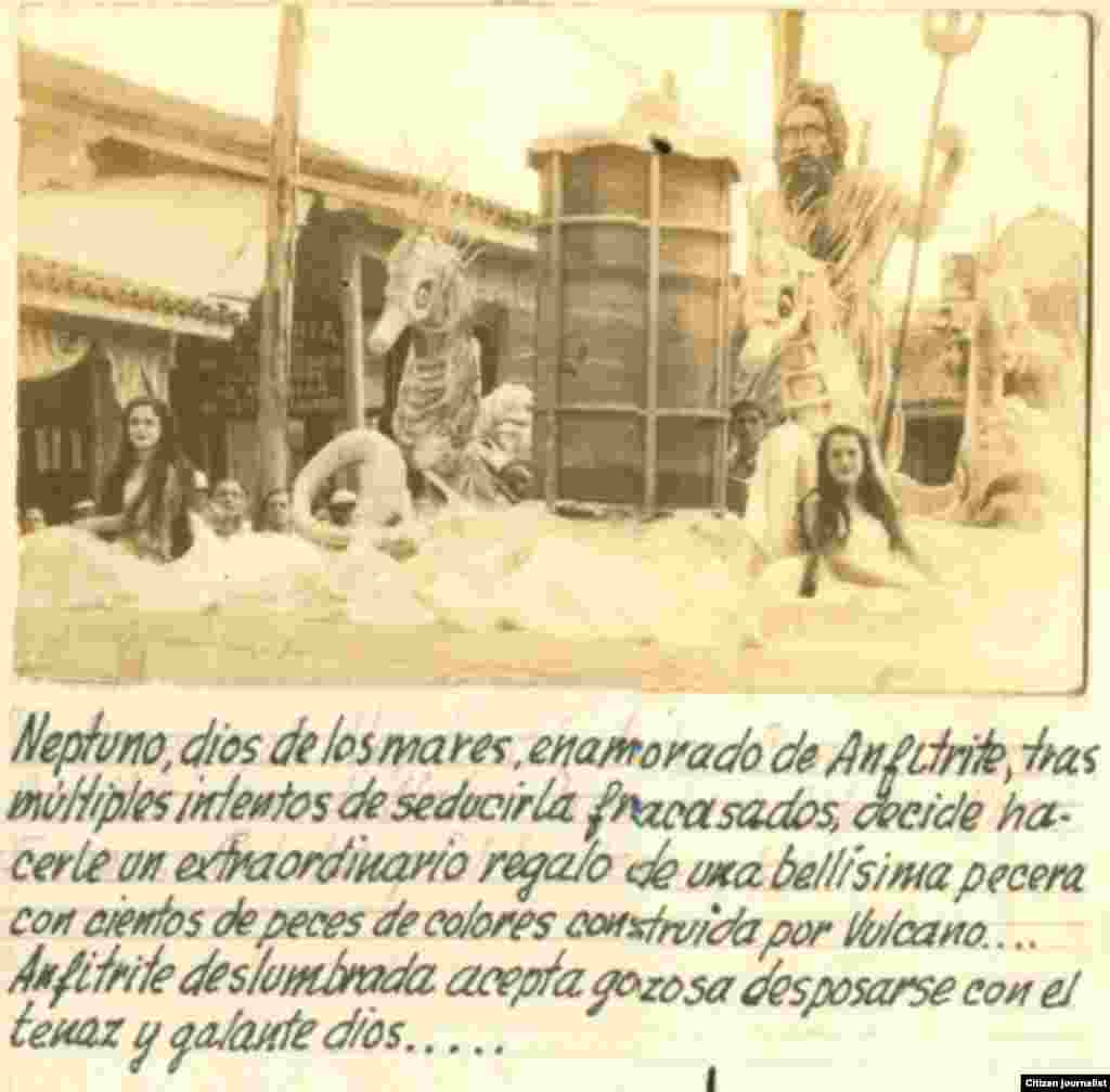 Reporta Cuba Parrandas en Vueltas Siglo XX. Archivo Raúl González.